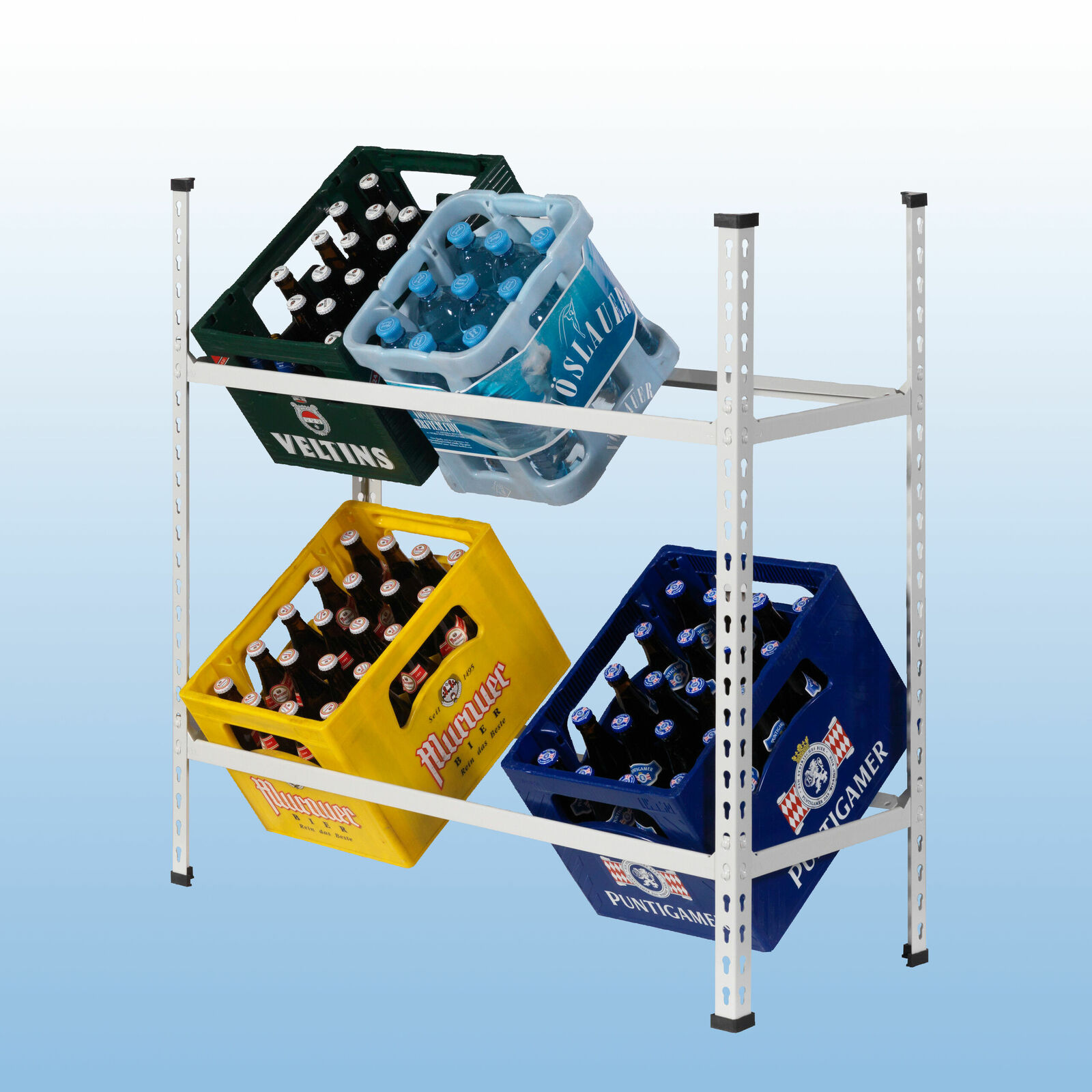Getränkekistenregal, Flaschenregal und Getränkeregal bei Kaiser Systeme