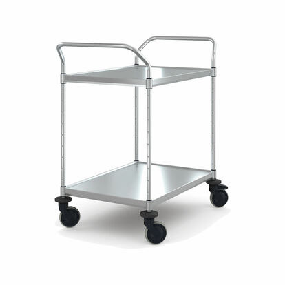 Servierwagen VARIOCART M - Ergobügel doppelseitig