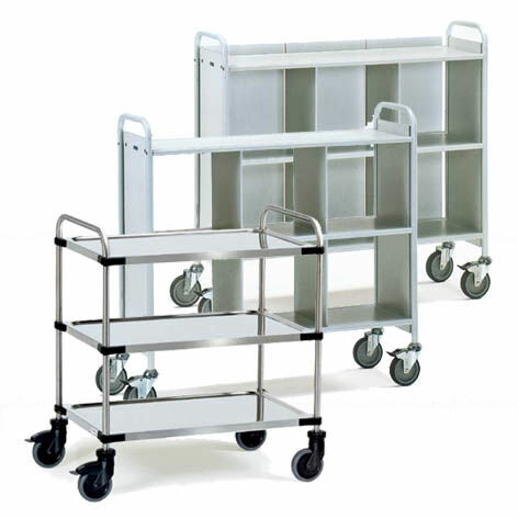 Büro- und Edelstahlwagen