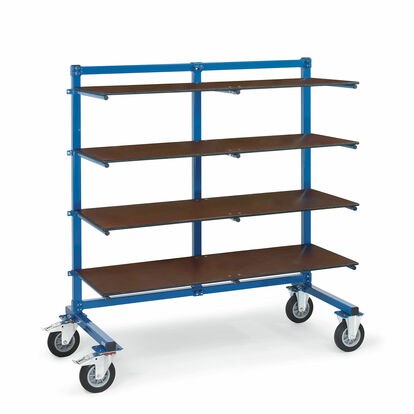 Holzböden für Tragarmwagen mit PVC-Schlauch