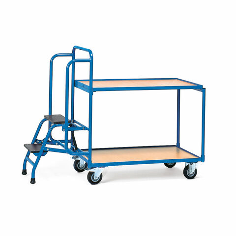 Kommissionierwagen mit Trittstufen