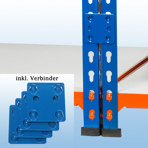 MP Fachbodenregal - inkl. 4 Verbinder