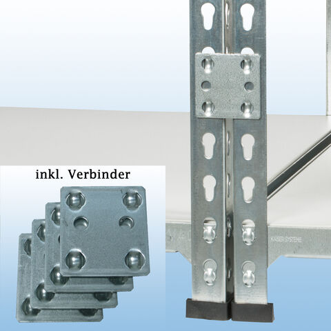 MP Fachbodenregal - inkl. 4 Verbinder