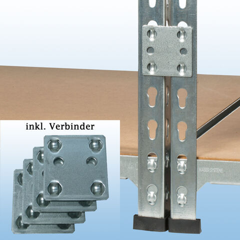 MP Fachbodenregal - inkl. 4 Verbinder