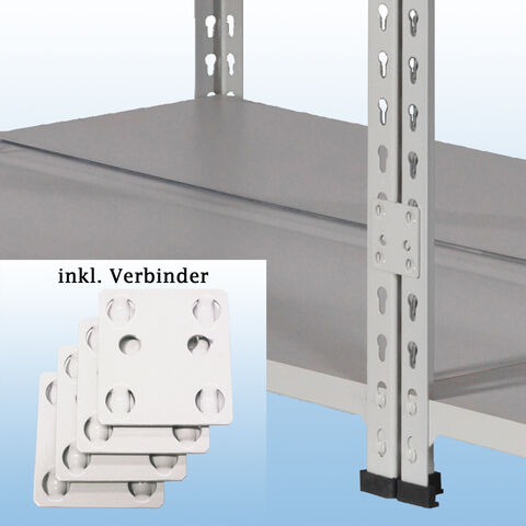 MP20G / MP23G Doppelregal - inkl. 4 Verbinder