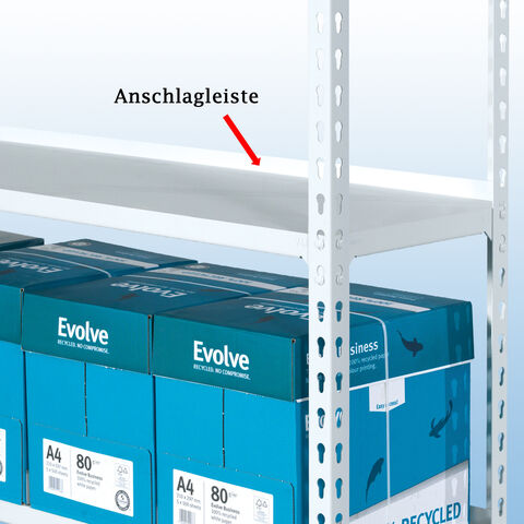 MP20G / MP23G Wandregal - inkl. Anschlagleiste