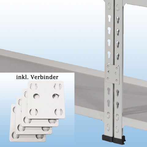 MP20G / MP23G Wandregal - inkl. 4 Verbinder