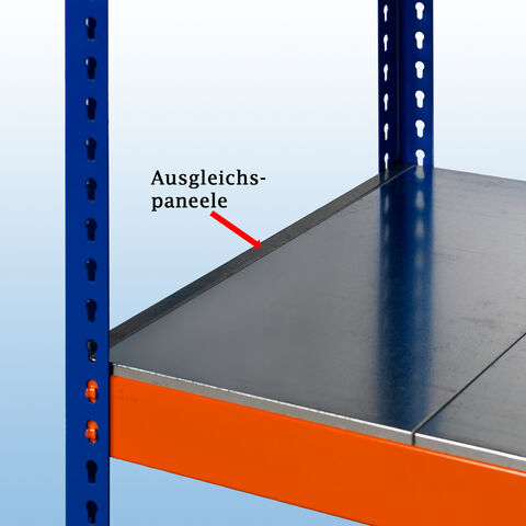 MP 10 Weitspannregal - Ausgleichspaneele - ein nützliches Zubehör