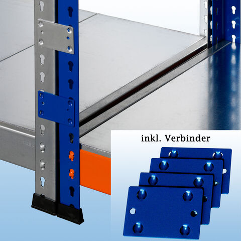 MP 10 Schwerlastregal - inkl. 4 Verbinder