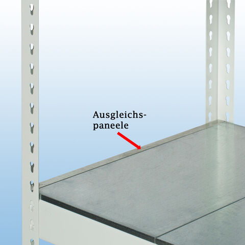 MP 11 Weitspannregal - Ausgleichpaneele - ein nützliches Zubehör