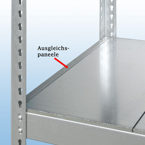 MP 13 Weitspannregal - Ausgleichspaneele - ein nützliches Zubehör