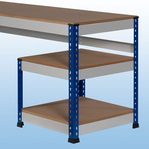 MP11 / MP12 Arbeitstische mit MDF-Platten – Unterbautisch